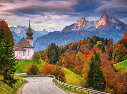 Puzzle 2000 elementów Autumn in Bavvarian Alps Germian