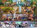 Puzzle 2000 elementów Świat zwierząt