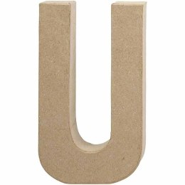 Litera U z papier-mache H: 20,5 cm