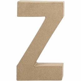 Litera Z z papier-mache H: 20,5 cm