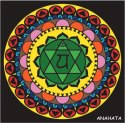Czakra COLORVELVET ANAHATA, kolorowanka, malowanka welwetowa