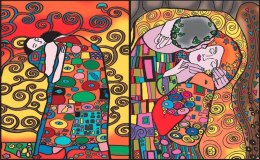 Segregator COLORVELVET Klimt, Kolorowanka, malowanka welwetowa