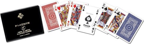 Karty Plastik 2x55, do brydża, pokera, remika jak i innych gier