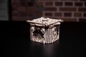 Szkatułka, Mystery box, Drewniane puzzle mechaniczne 3D, Wooden City