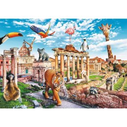 Puzzle 1000 elementów Funny Cities Dziki Rzym