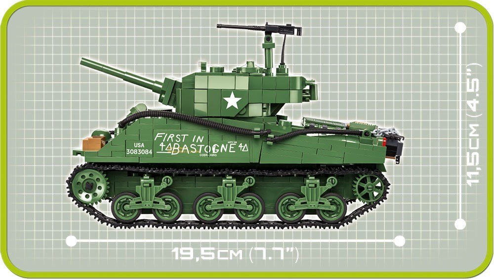Klocki Sherman M4A3E2 Jumbo