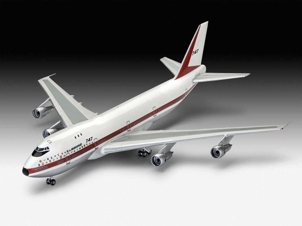 Model plastikowy Zestaw upominkowy 50th Anniversary Boeing 747-100 1/144