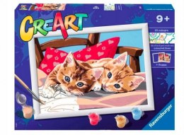 Malowanka CreArt dla dzieci Dwa słodkie kotki