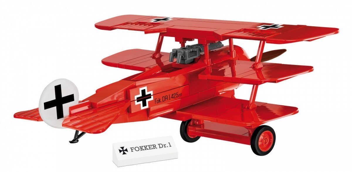 Klocki Fokker Dr.1 Red Baron
