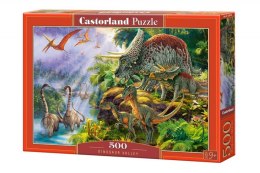 Puzzle 500 elementów Dinozaury dolina