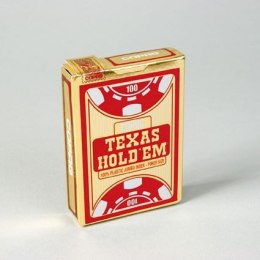 Karty Poker Texas Jumbo czerwone