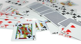 Karty Poker niebieskie