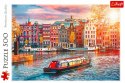 Puzzle 500 elementów Amsterdam Holandia
