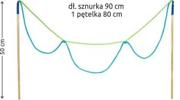 Kijki Sznurek do dużych baniek mydlanych 3-oczka ,,Chmurka'' Słupskie Bańki Mydlane