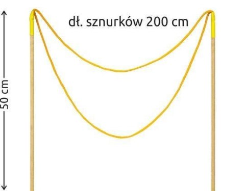 Kijki Sznurek do dużych baniek mydlanych ,,Pętelka'' Słupskie Bańki Mydlane