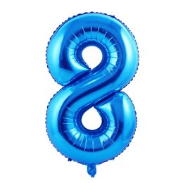 Balon foliowy CYFRA NIEBIESKA 40