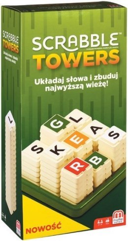 Gra Scrabble Towers, Mattel, gra słowna dla seniora