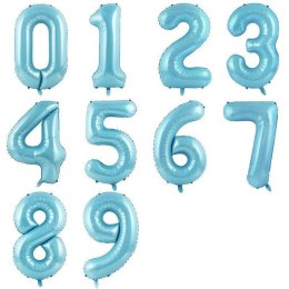 Balon foliowy CYFRA NIEBIESKA Baby Boy 40