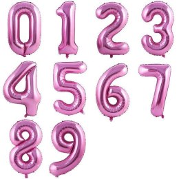 Balon foliowy CYFRA RÓŻOWA 32