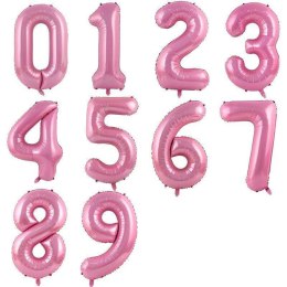 Balon foliowy CYFRA RÓŻOWA Baby Girl 40