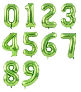 Balon foliowy CYFRA ZIELONA 40