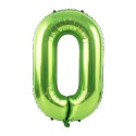 Balon foliowy CYFRA ZIELONA 40" 85 cm - cyfra 1