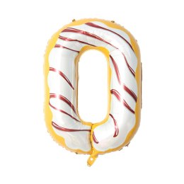 Balon foliowy CYFRA ciasteczko donut 40