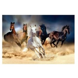 Diamentowa mozaika - Konie w galopie