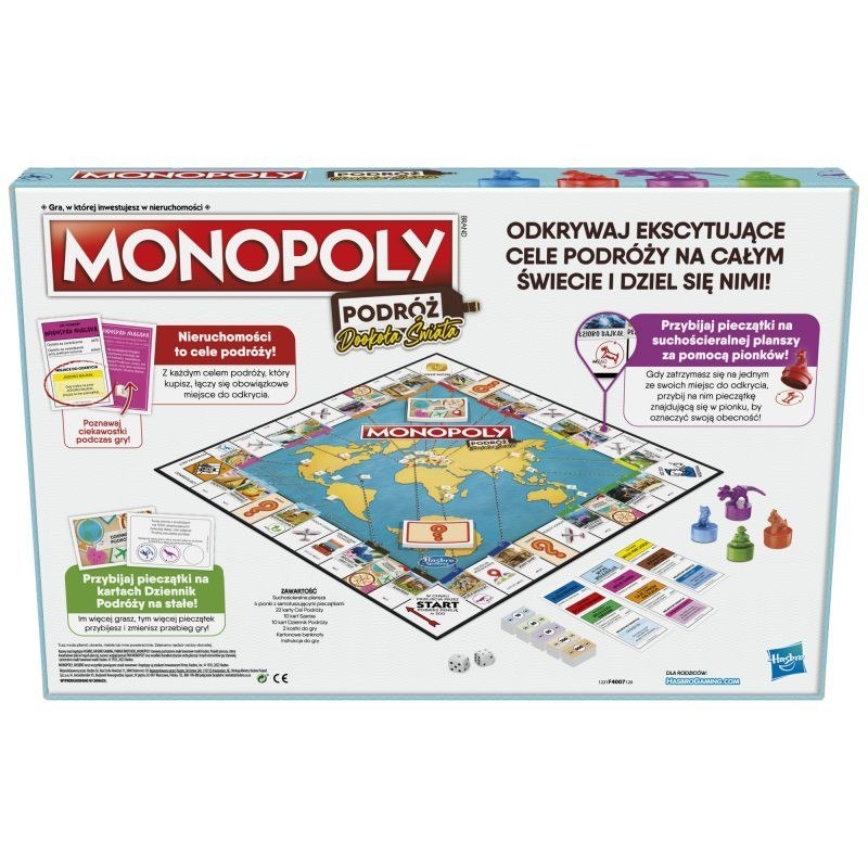Gra Monopoly Podróż dookoła świata