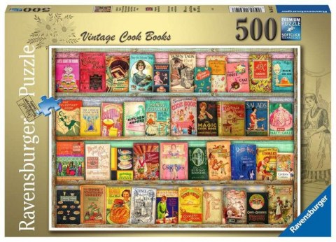 Puzzle 500 elementów Książki Vintage