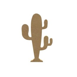 Dekoracja z MDF Kaktus 15 cm