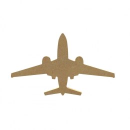 Dekoracja z MDF Samolot 18x11 cm