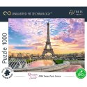 Puzzle 1000 elementów UFT Zachód słońca, Wieża Eiffla, Paryż, Francja