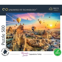 Puzzle 500 elementów UFT Zachód słońca Kapadocja, Turcja