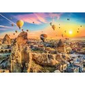 Puzzle 500 elementów UFT Zachód słońca Kapadocja, Turcja