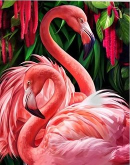 Diamentowa mozaika - Flamingi