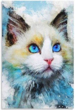 Diamentowa mozaika - Kot niebieskooki