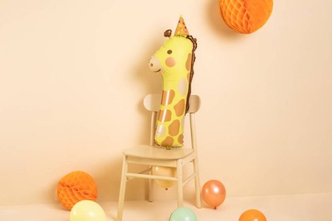 Balon foliowy CYFRA 1 ŻYRAFA 42 x 90 cm