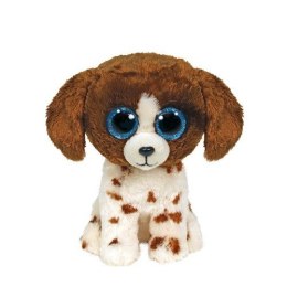 Maskotka Ty Beanie Boos Pies brązowo-biały - Muddles 15 cm