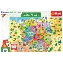 Puzzle 54 elementów Edukacyjne Mapa Polski