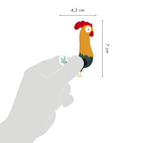 Naklejki od 2 lat 6 ark. Kury Naklejki od 2 lat 6 ark. Kury