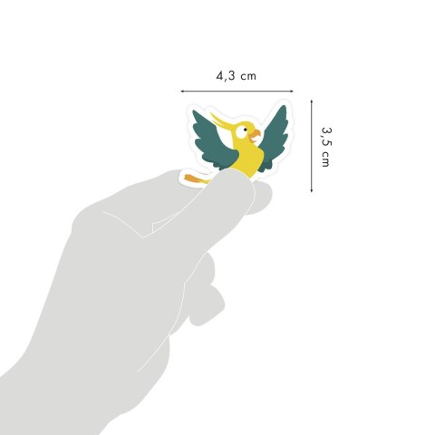 Naklejki od 2 lat 6 ark. Ptaszki Naklejki od 2 lat 6 ark. Ptaszki