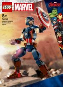 Klocki Super Heroes 76258 Marvel Figurka Kapitana Ameryki do zbudowania