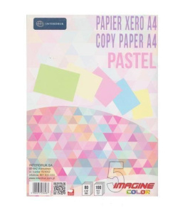 Papier ksero A4/100 5 kolorów Pastel x 20K