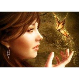 Diamentowa mozaika - Dziewczyna z motylem
