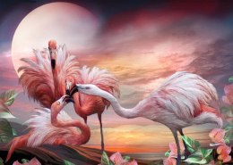 Diamentowa mozaika - Flamingi gody