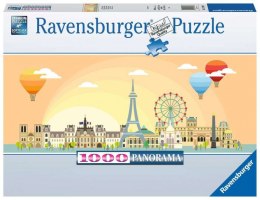 Puzzle 1000 elementów Panoramiczne Paryż