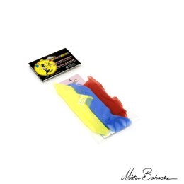 Chustki do żonglowania zestaw Kit 3 small 40x40cm kolor NIEBIESKI CZERWONY ŻÓŁTY Mr Babache