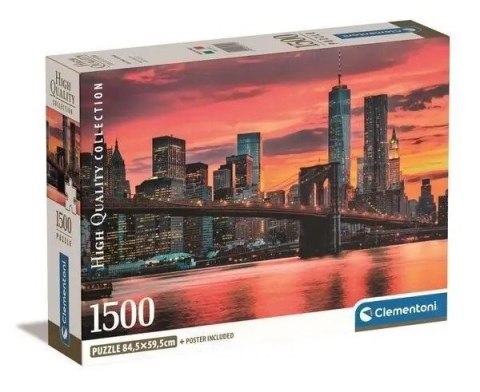 Puzzle 1500 elementów Compact East River at Dusk