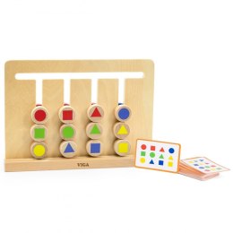 Gra Logiczna Odwzoruj Kolory i Figury Montessori